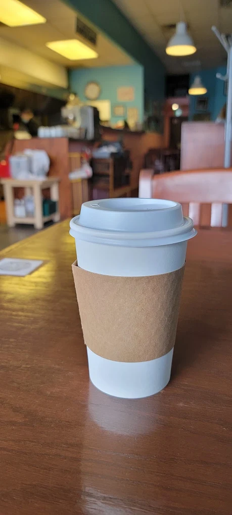 Coffee cup at Main Street Cafe